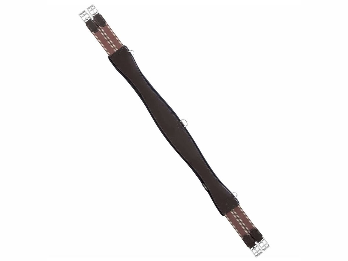 Prestige Sattelgurt braun 140