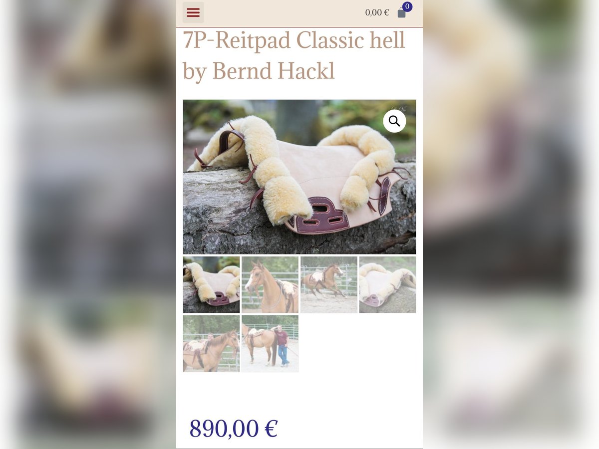 7P-Reitpad Classic hell by Bernd Hackl