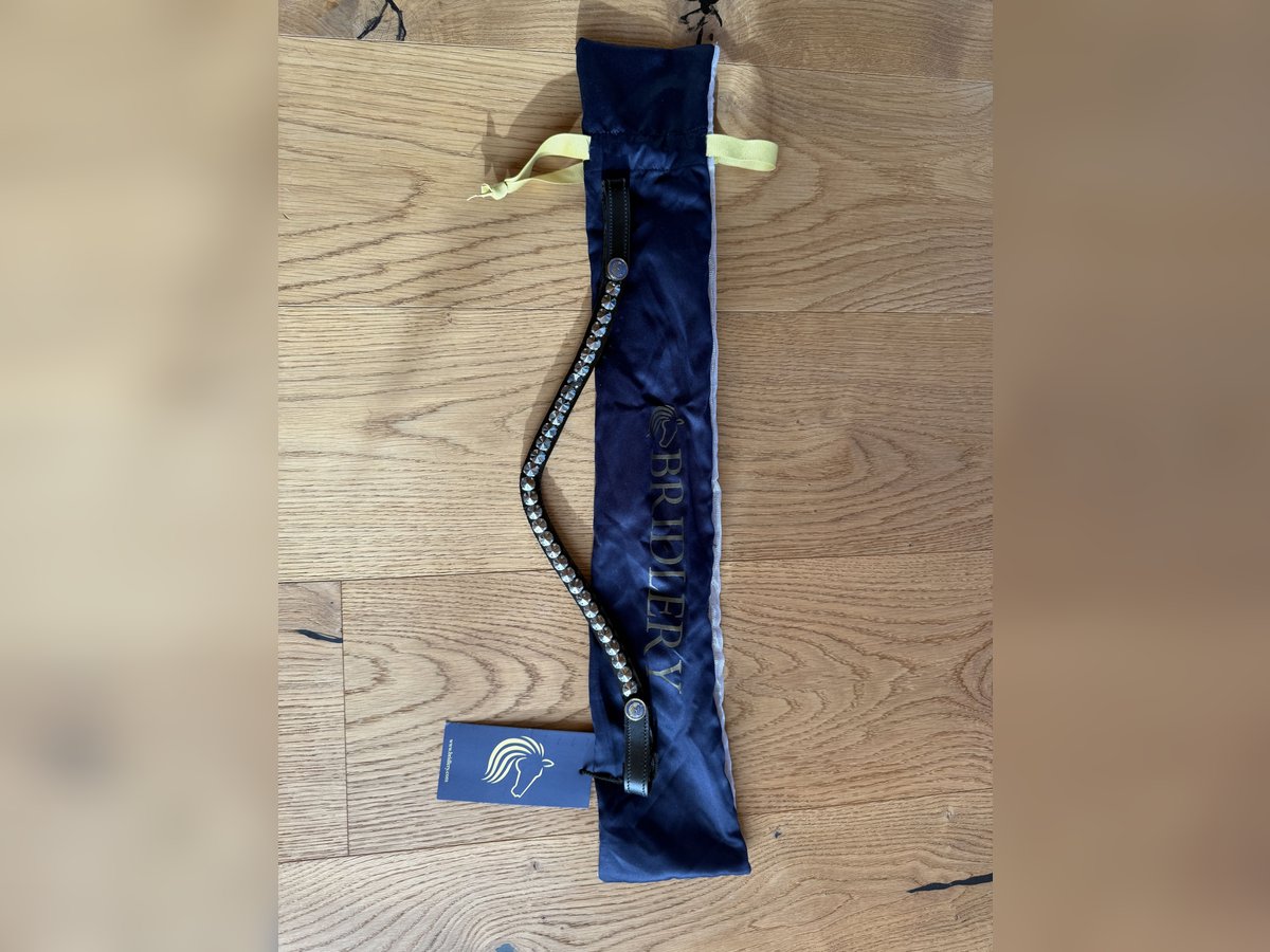 Bridlery Stirnriemen Stunning Black Größe Full