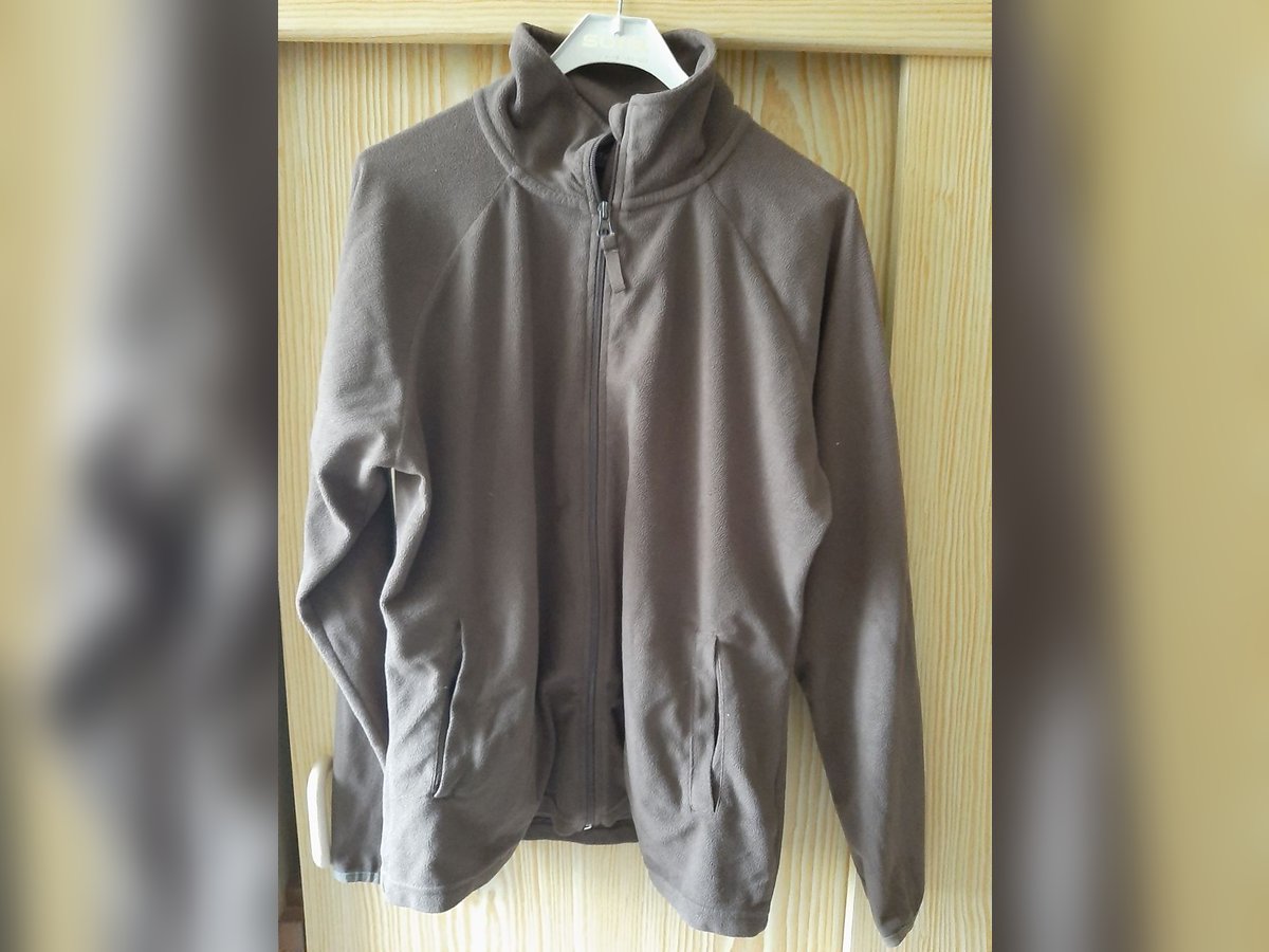 Fleece Jacke braun Gr. 42 Marke: OKAY
