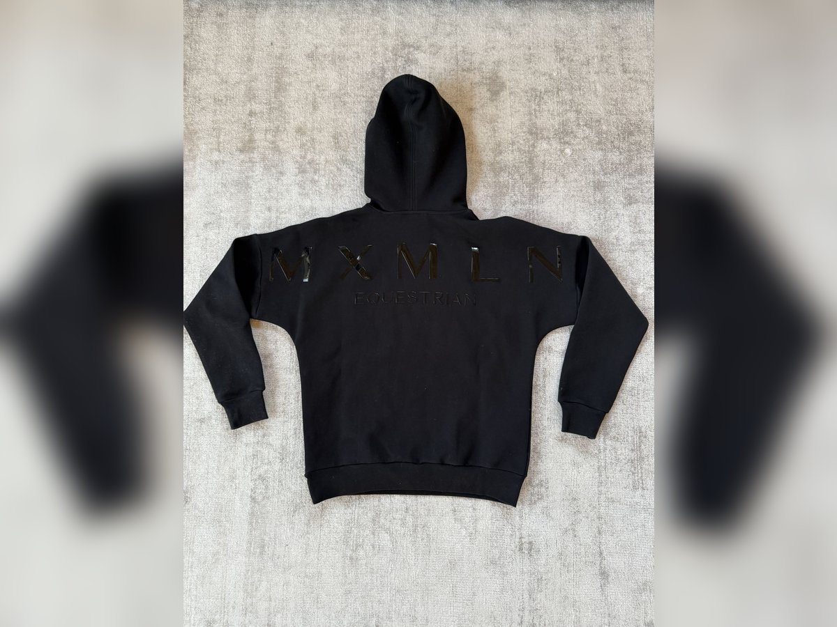 Maximilian Equestrian Hoodie Icon Oversized, Black, S