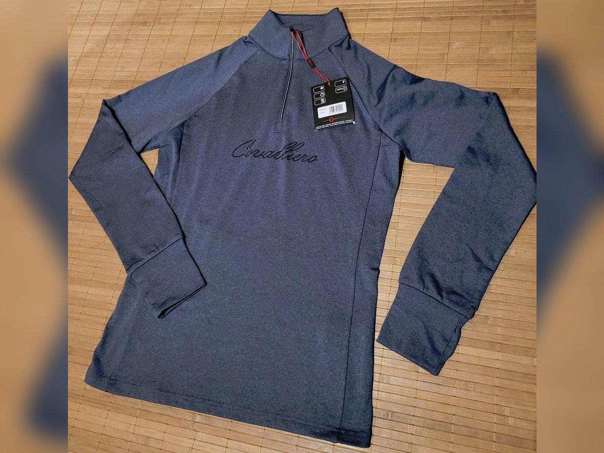 graues CAVALLIERO Reitshirt / Funktionsshirt - L/40 - NEU mit Etikett