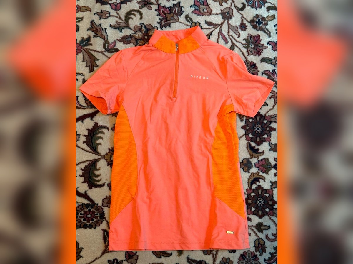 Pikeur Kurzarm Funktionieonsshirt Orange S/34