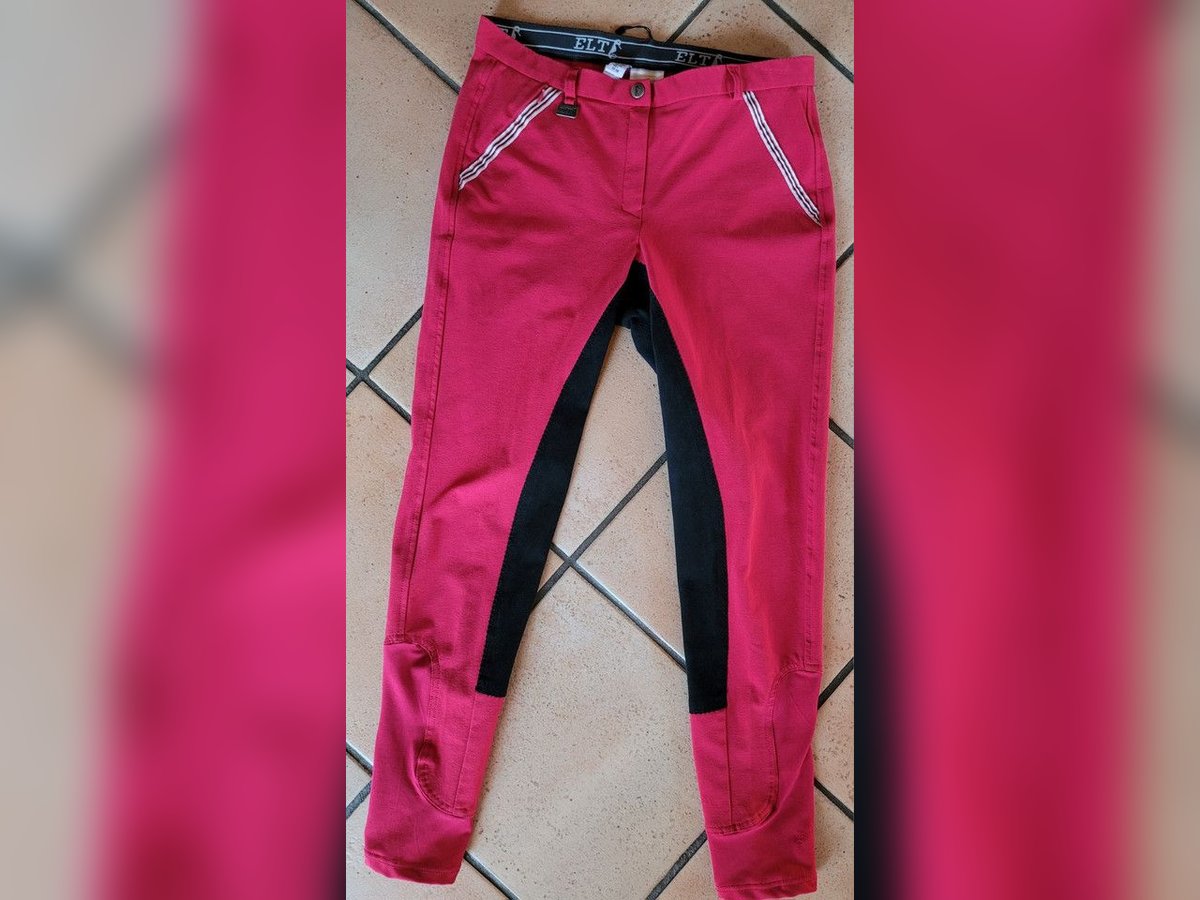 ELT-Reithose - schwarzer Vollbesatz - Gr. 42 - TOPP
