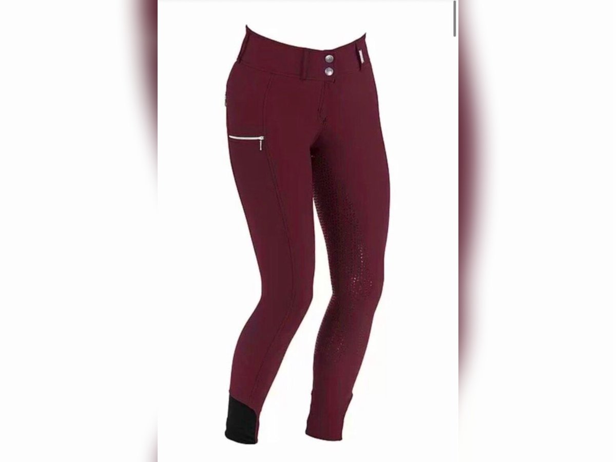 Felix Bühler Grip-Hochbund-Vollbesatz Reithose Evelyn 36 S Plum