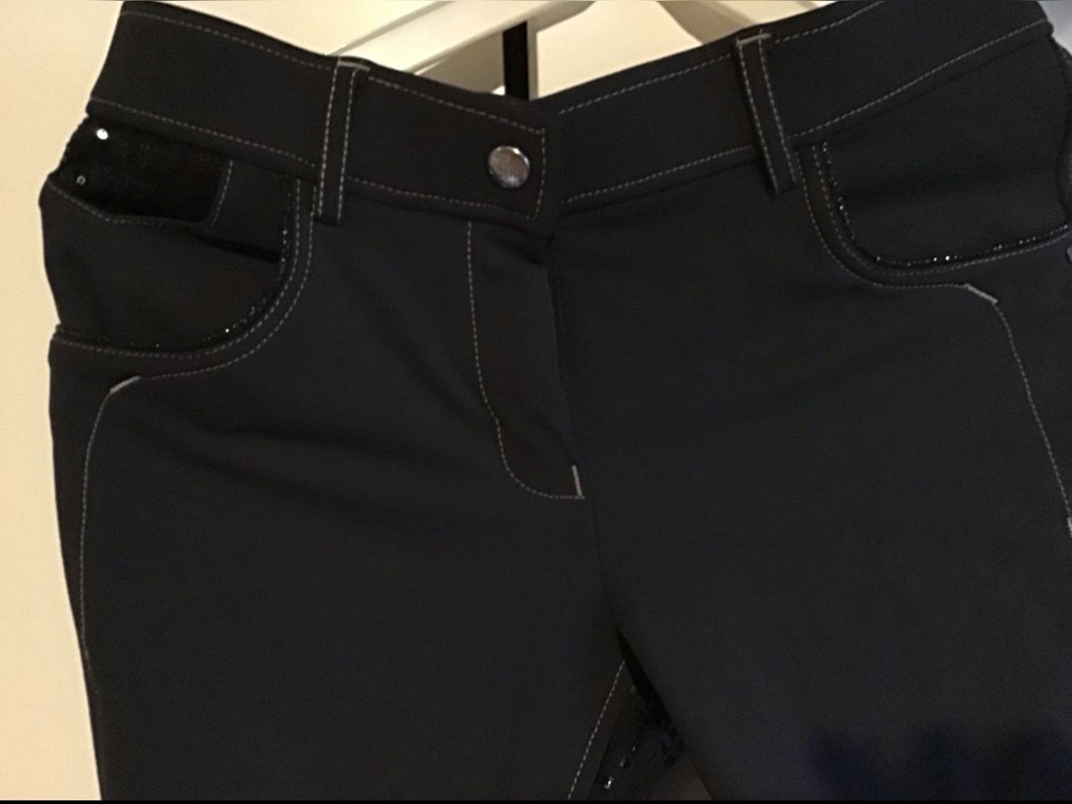NEU euro-star Reithose Damen Easy Rider Marith - Grip-Besatz blau