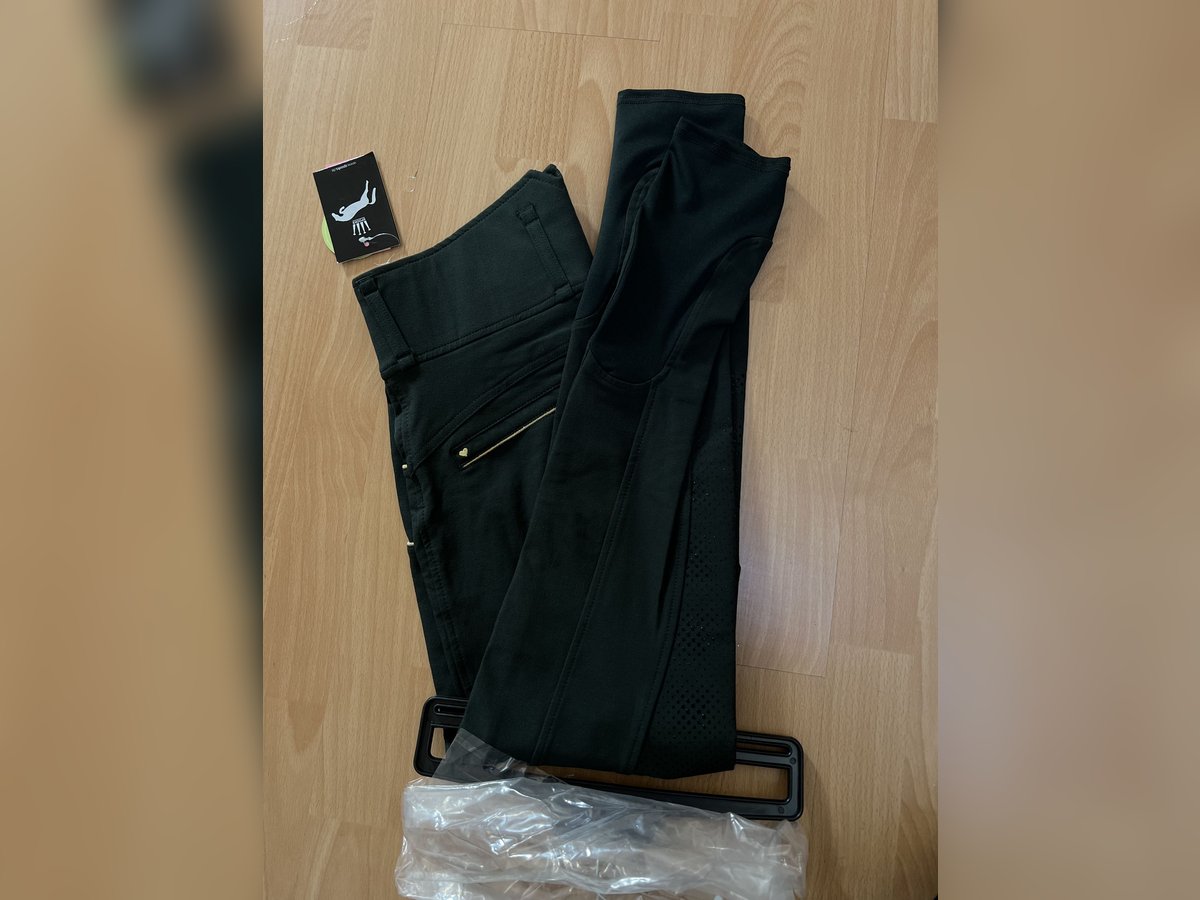 Spooks Reithose Annber Highwaist M - Dark Forrest - NEU