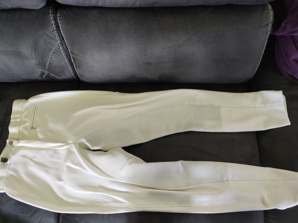 Weiße Pikeur Reithose