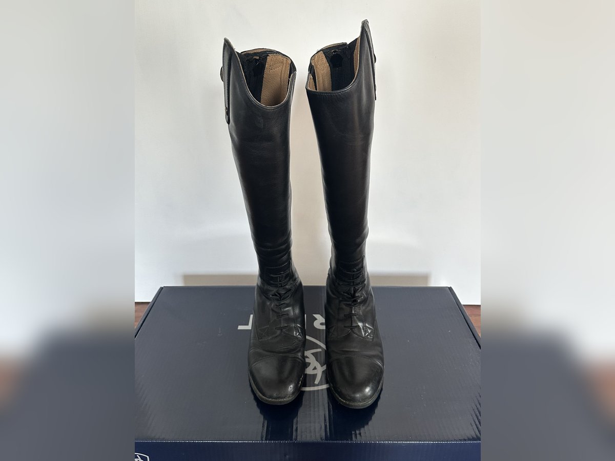 Ariat Heritage Contour II Field Zip Reitstiefel – Größe 41 / US 9.5B – Schwarz (Neupreis 330€)