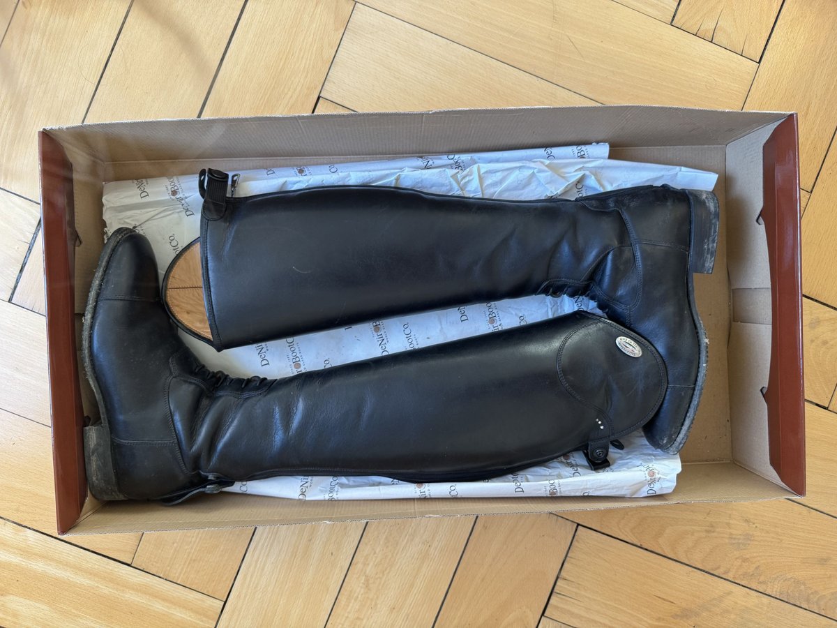 DeNiro Reitstiefel Salento Gr. 39 Schwarz