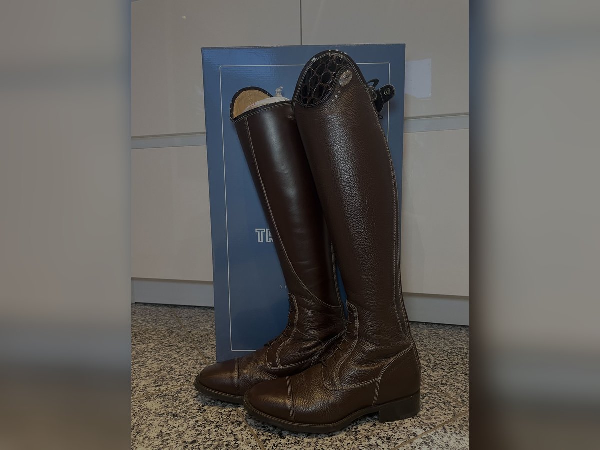 Deniro Salentino 02 Reitstiefel - braun mit croco