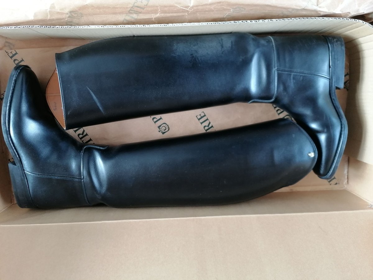 Lederreitstiefel Petri Gr. 5 neuwertig