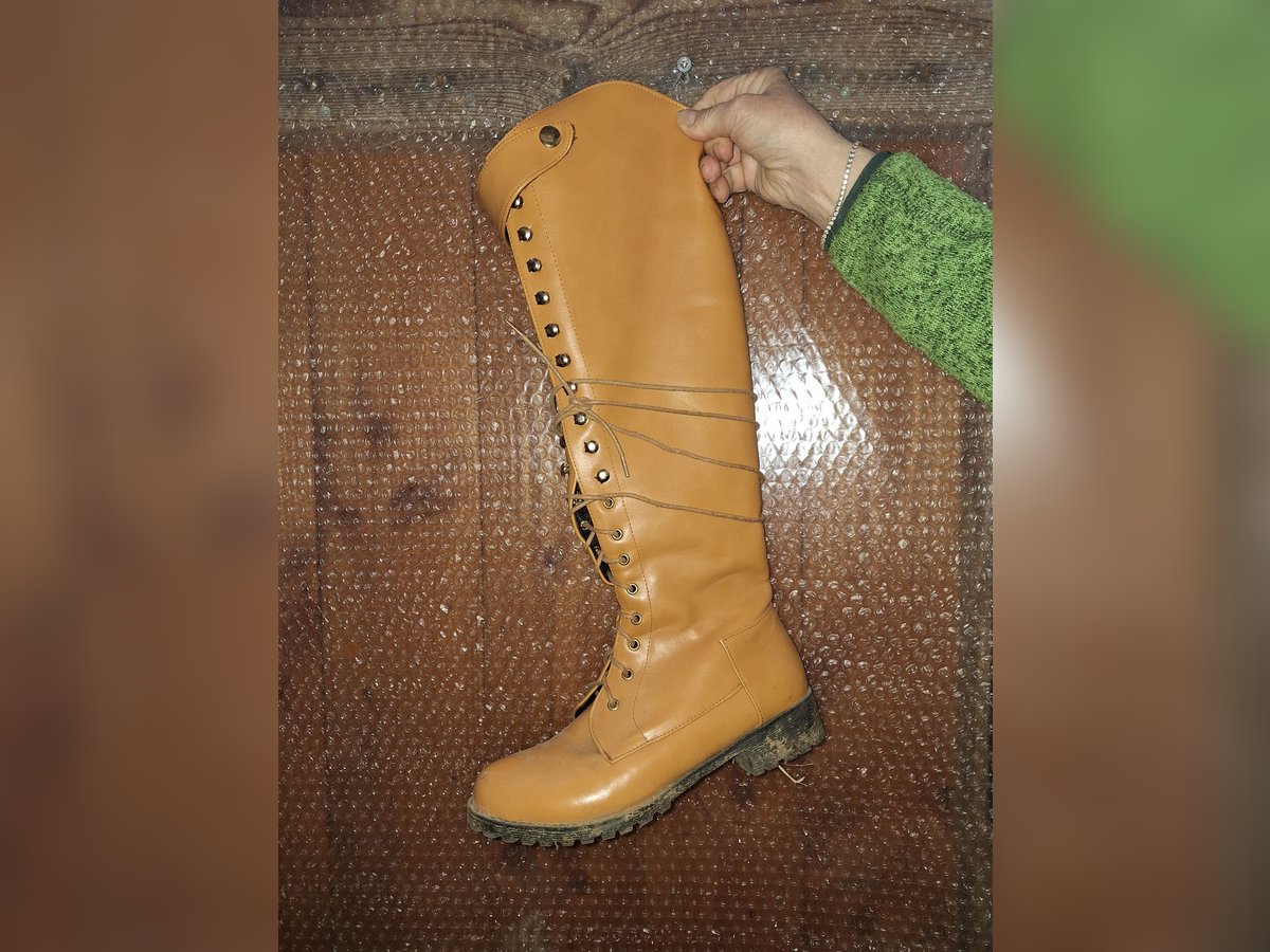 Reitstiefel mit Reißverschluss Größe 39