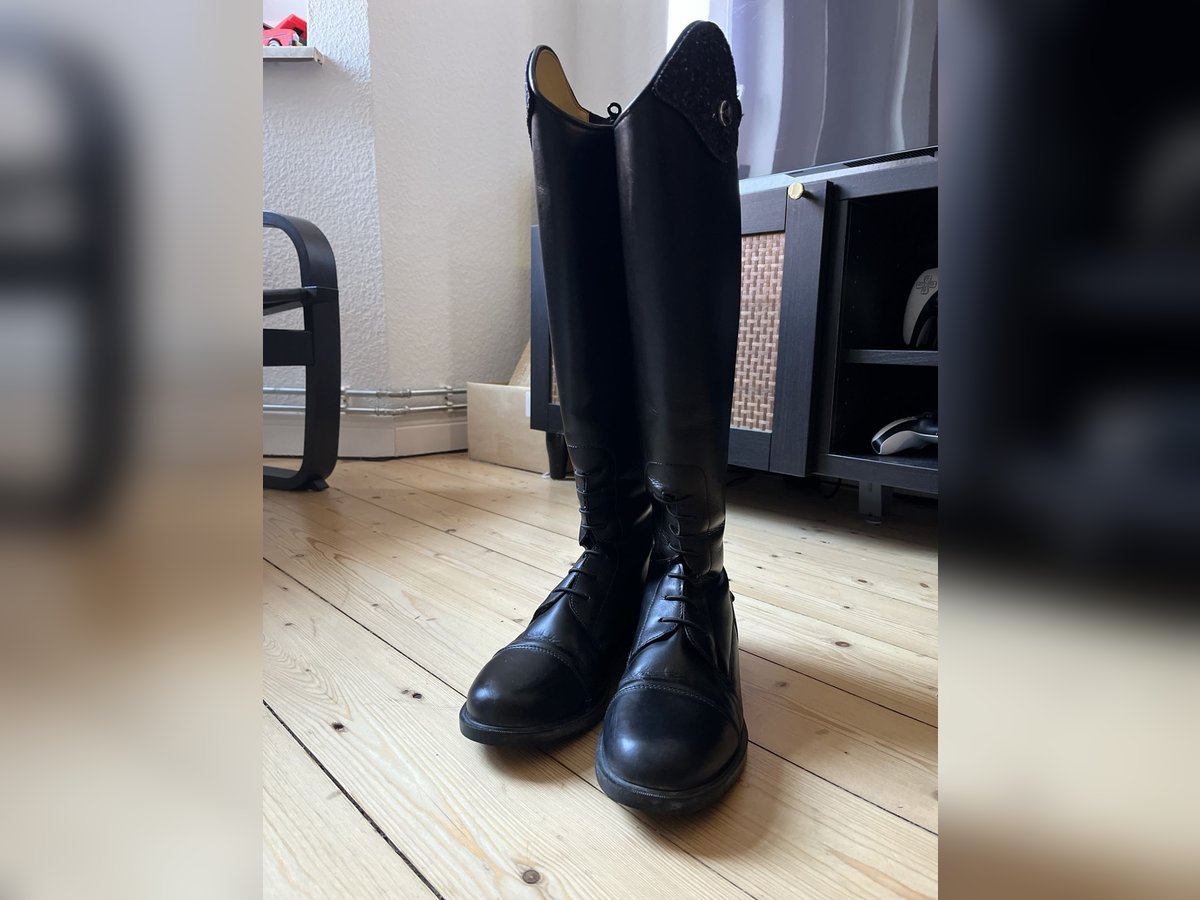 Reitstiefel QHP Schwarz 