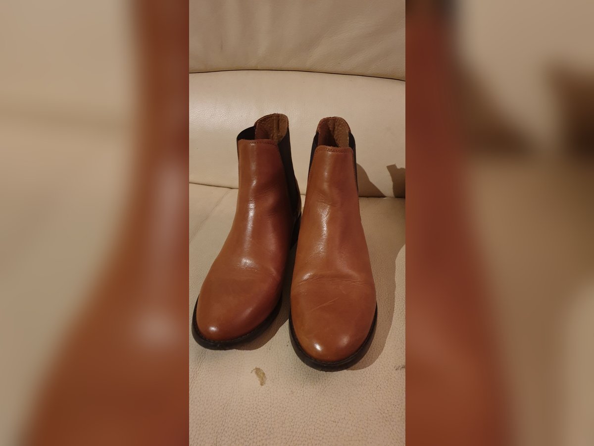 Tolle rehbraune Jodhpur ; Chelsea stiefeletten-auch alltagstauglich, fast neu -Gr. 40