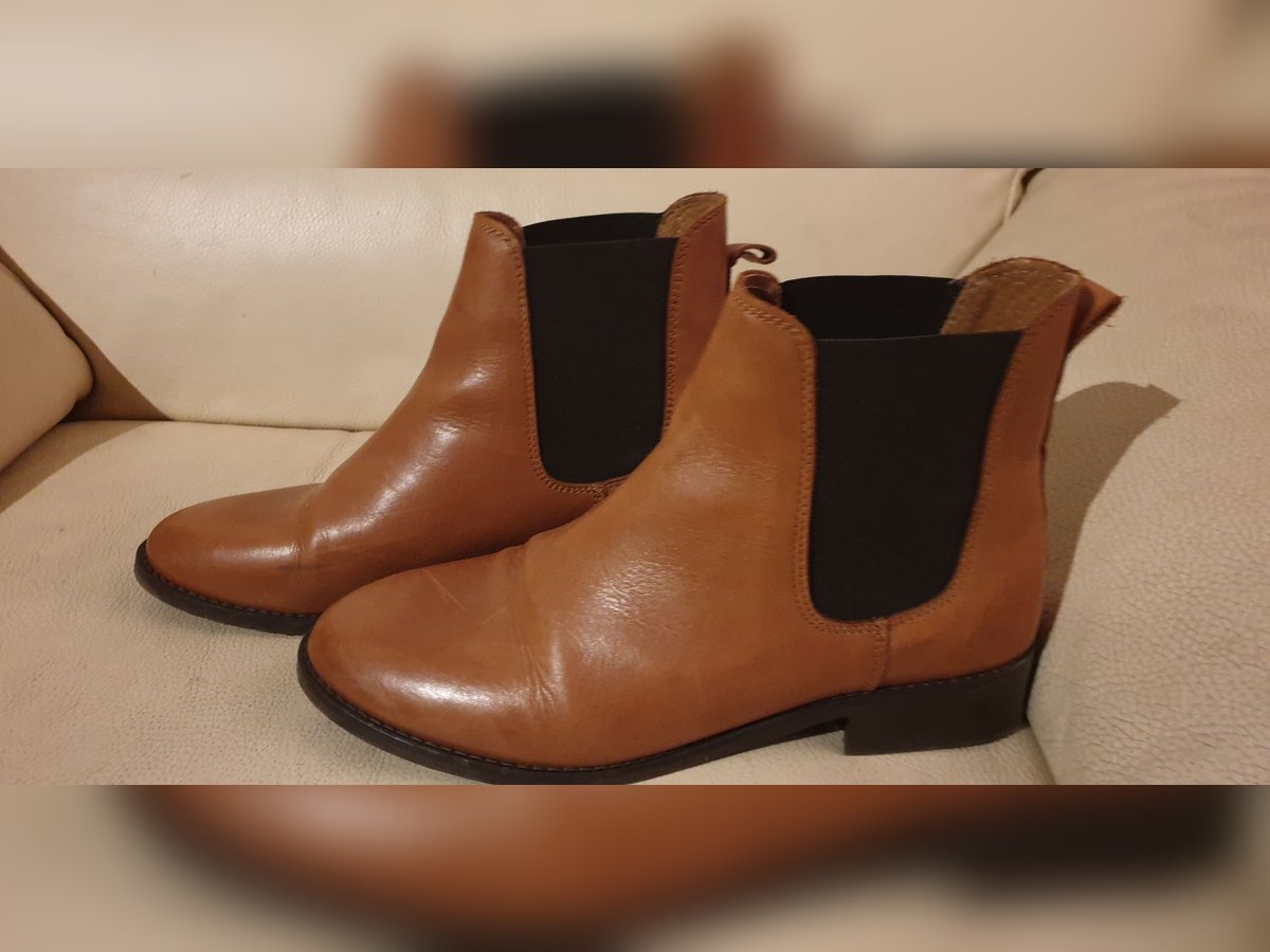 Tolle rehbraune Jodhpur  Chelsea Stiefeletten-auch alltagstauglich, fast neu -Gr. 40