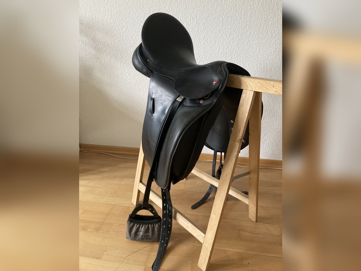 Dressursattel, Albion SLK 2, 18-3, Schwarz MW