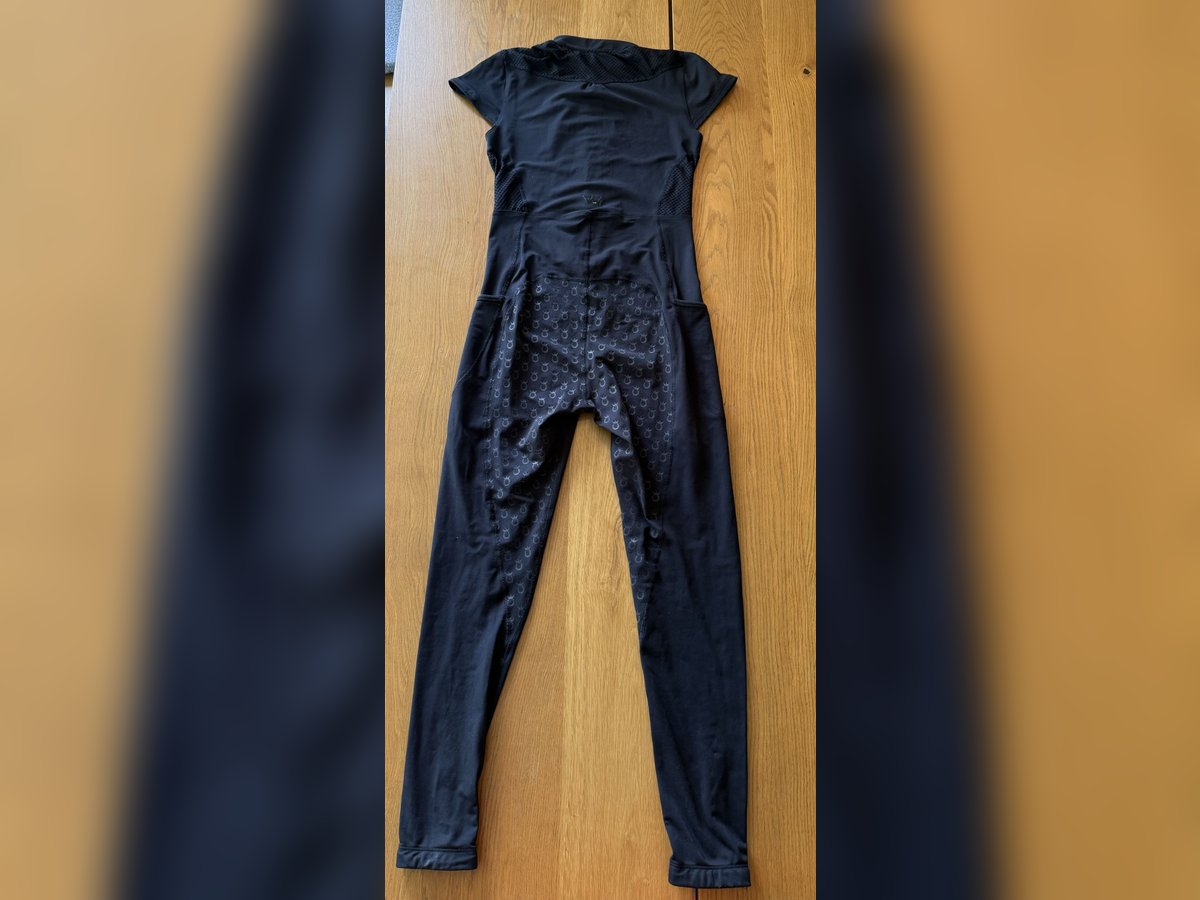 RH Reitjumpsuit „BlackBeauty“ (Größe M) 