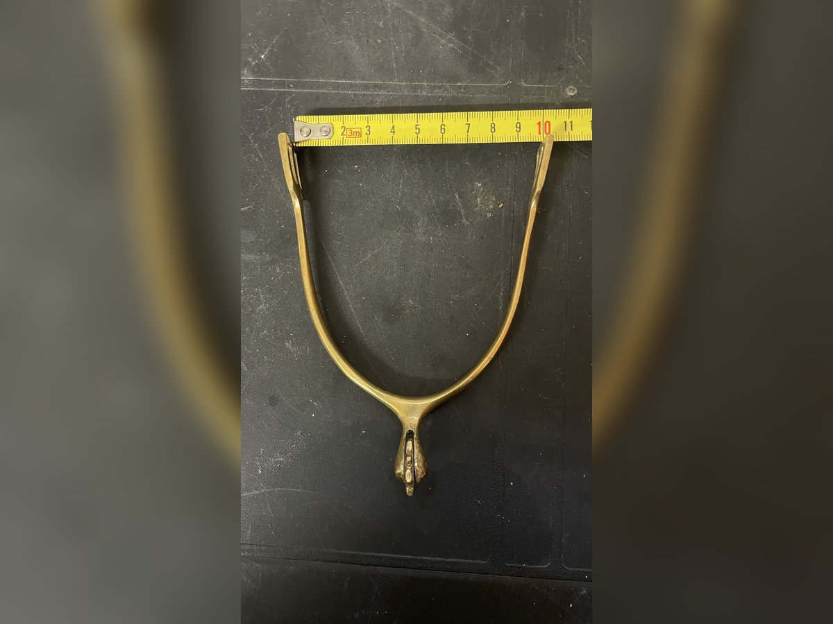 Sporen goldfarben mit Rädchen
