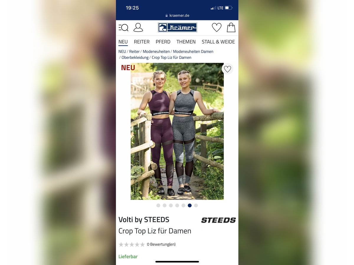 Voltigieren Top & Leggins Set