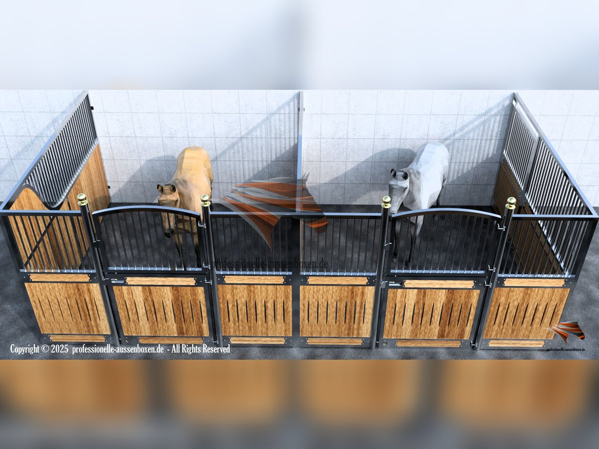 Boxenstall - Pferdebox & Stallboxen | Trennwand und Boxenfront Top für Ihre Pferdehaltung