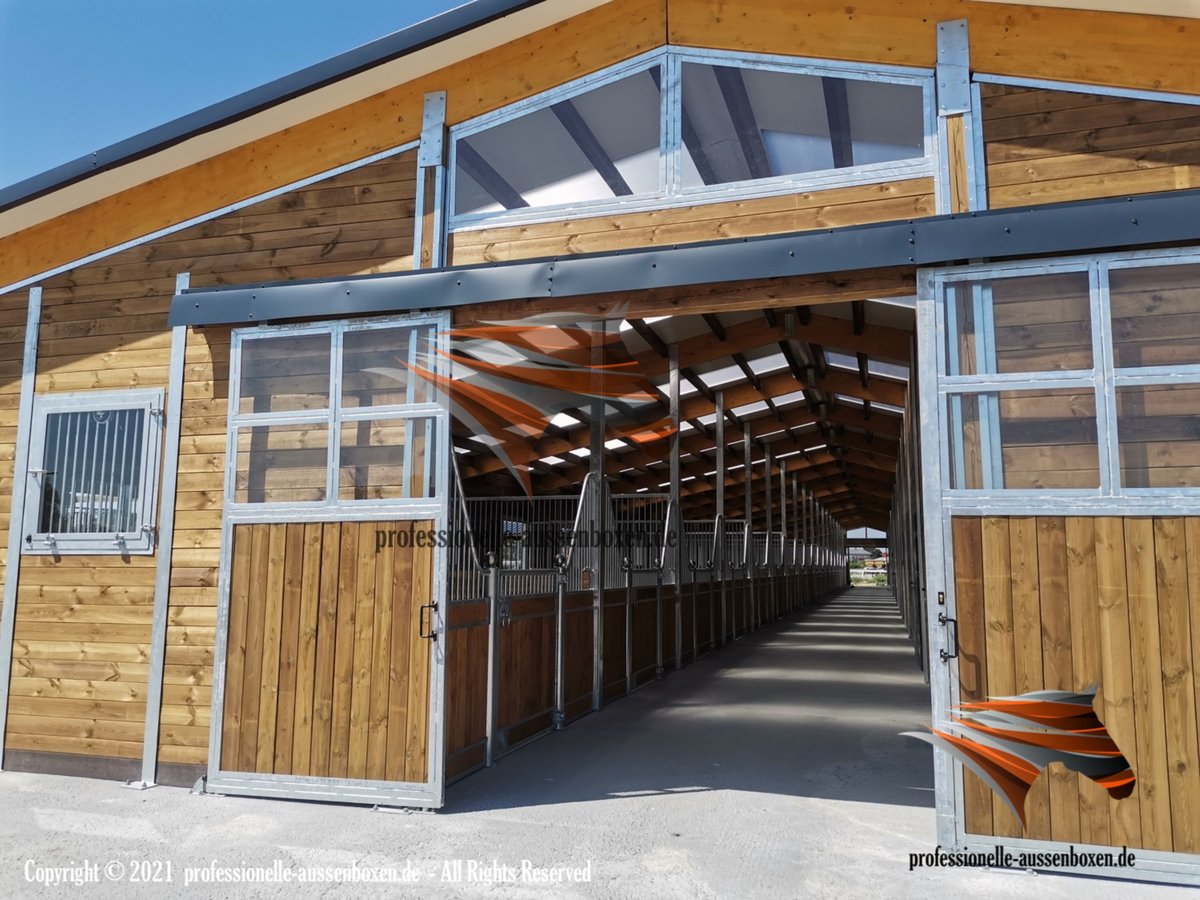 Pferdestall kaufen - Außenbox & Pferdebox und Offenstall oder Weidehütte direkt vom Hersteller