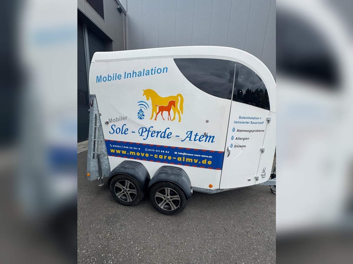 Vermietung Soleanhänger / Solekammer/ Inhalation 