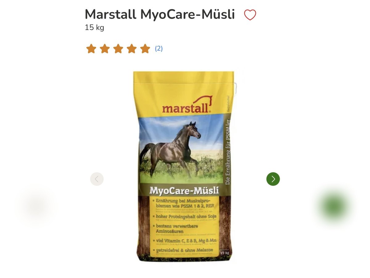 Marstall MyoCare Müsli 15 kg