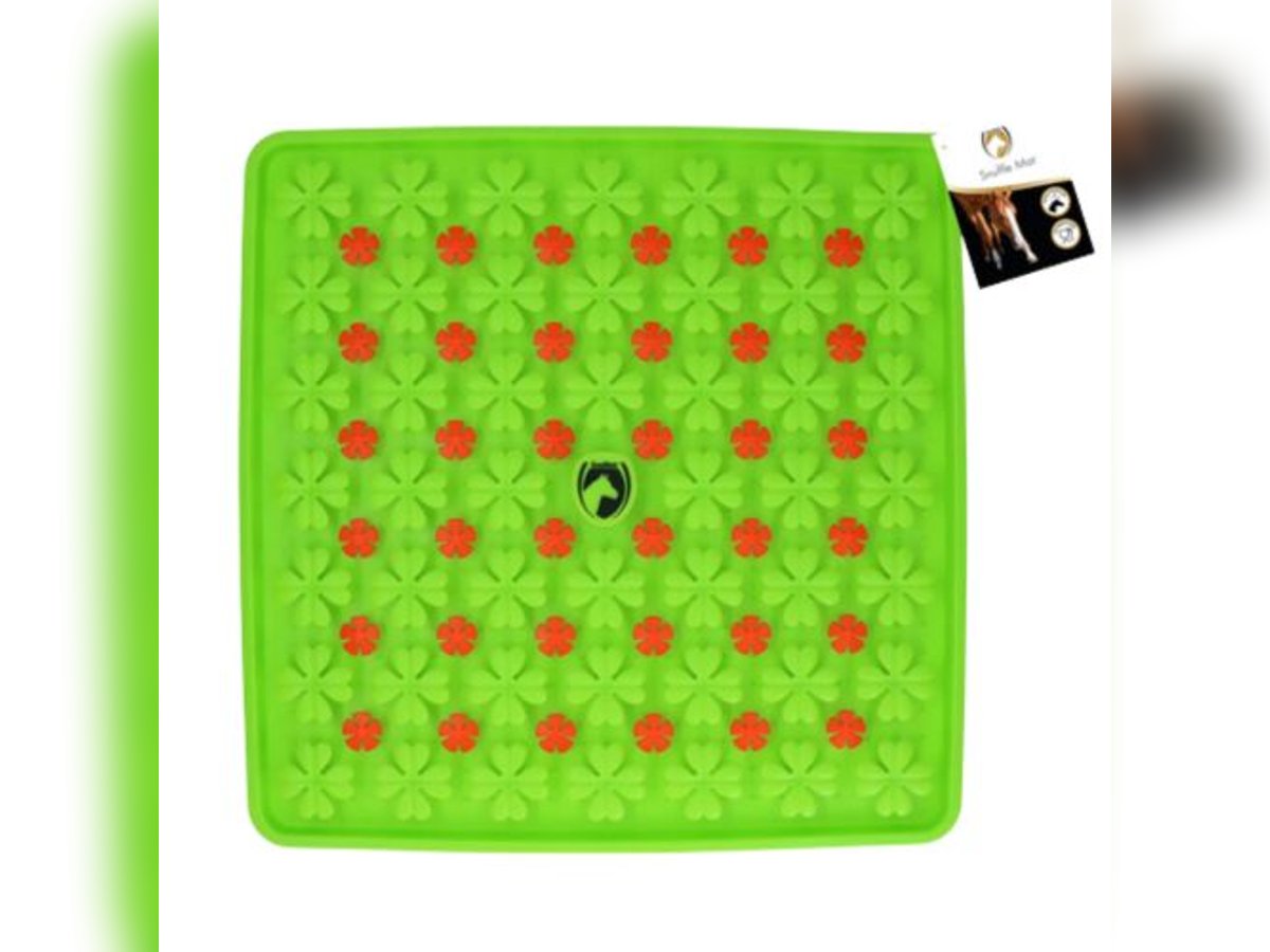 Schnüffelmatte Pferd 50 x 50 cm groß aus 100% Silikon UVP 31,60€