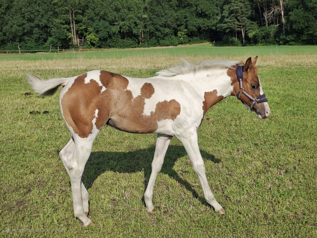 Paint Horse Mare Foal (04/2025) 15 hh Red Dun in Uelsen