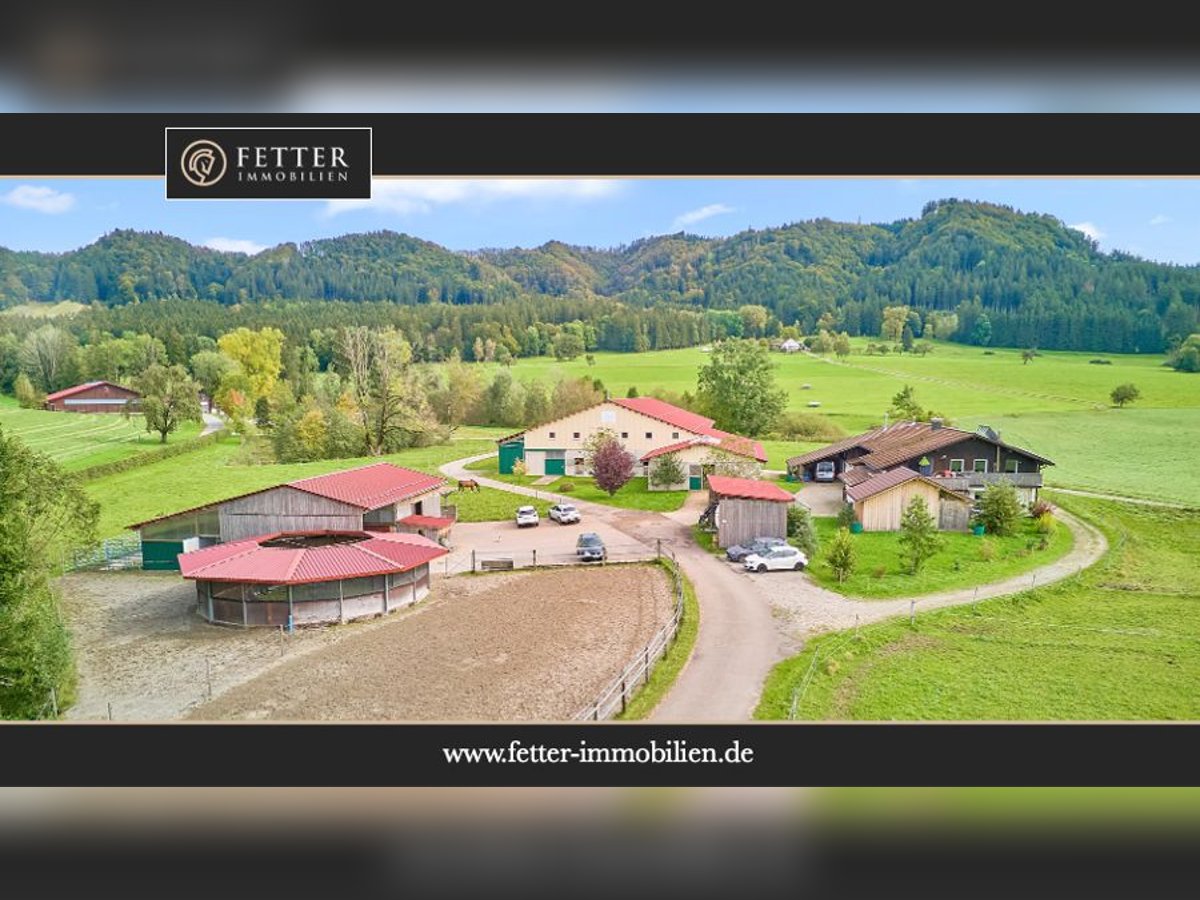 RESERVIERT ! ReitanlageReitanlage im Allgäu in malerischer Natur- Leben zwischen Bergen und Wäldern!