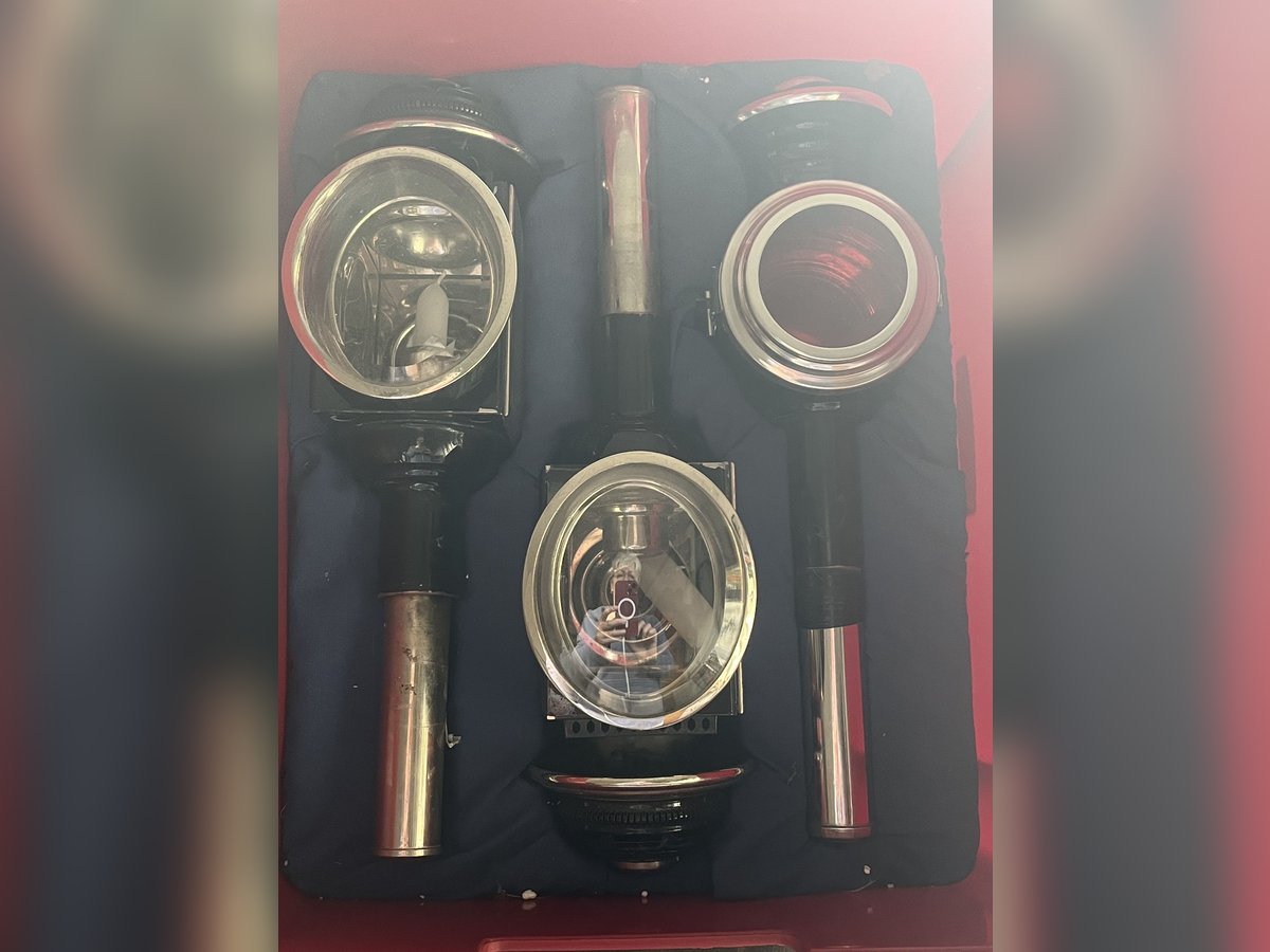 Lampen für Dressurwagen 