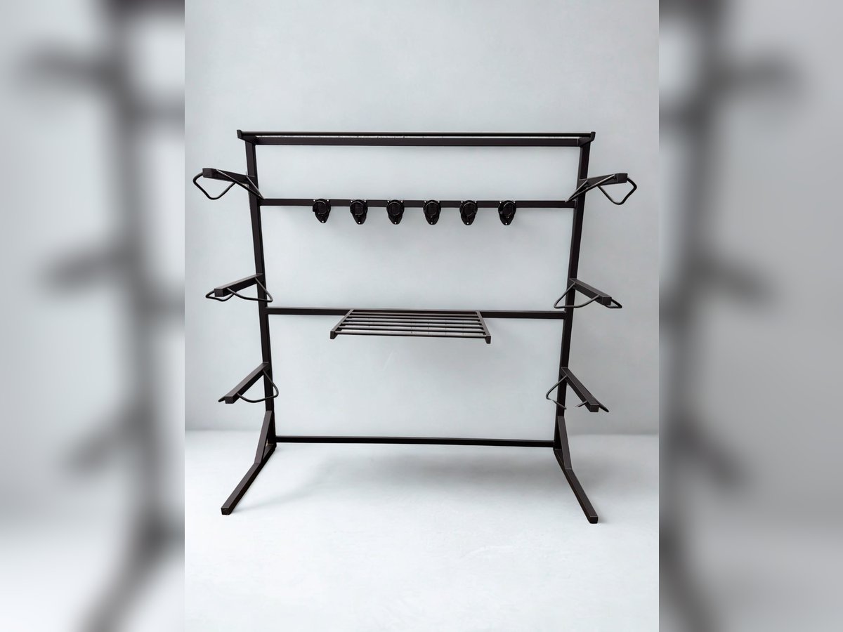 Wieszak na siodła stojak na siodła ścianka do siodlarni FV VAT