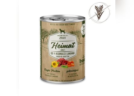 Bosch Heimat Adult mit 68 % regionalem Landrind für sensible Hunde ohne Getreide