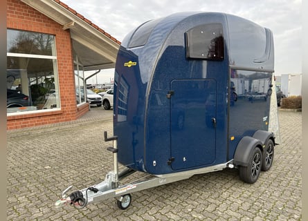 Humbaur Pferdeanhänger Pegasus Style 2700 S 2,7t Sattelkammer 100km/h Dark Blue