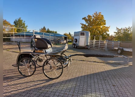 Voiture de marathon / tout-terrain pour poney, attelage à 2 ou 4 chevaux