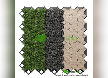 Kunststoffgitter - Rasengitter & Kieswaben, Gitterplatten, Bodengitter, Parkingitter 7,99EUR-m2