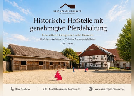 Riding farm near Hanover / licensed riding operation / 10 large stables / residential house