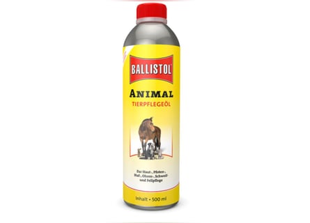 Ballistol Animal Tierpflegeöl Haut, Pfoten, Huf, Schweif, Ohren und Fellpflege 500ml UVP 19,99€