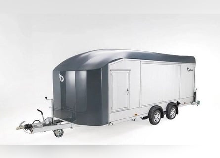 Przyczepa transportowa Debon Roadster 2000 – 3500 kg, o bardzo dużej pojemności, z podwójnym układem