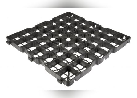 70m² 30LG Paddockplatte Schwarz 50 x 50 x 3cm