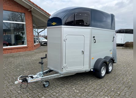 Humbaur Pferdeanhänger Xanthos 2400 2,4t Sattelkammer 100km/h Dark Blue