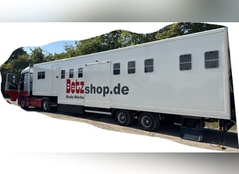 Pferdetransporter Gebraucht - 5 Stellplätze - 2 Kutschen - Wohnmobil MB 480 PS Tier- Viehtransporter