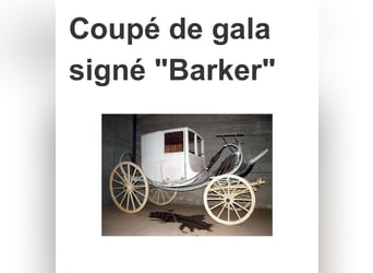 Pièce royale – Rare coupé de gala BARKER LONDON – Ressorts en C et essieux Collinge