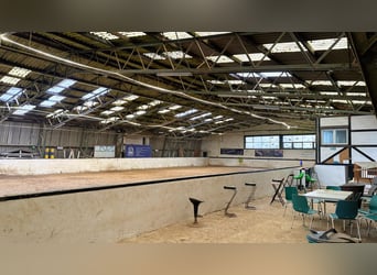 Finca con pista cubierta, instalaciones de establos y amplias áreas de arrendamiento en Linnich