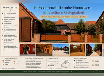Rancho ecuestre cerca de Hannover / explotación ecuestre autorizada / 10 boxes grandes / casa reside