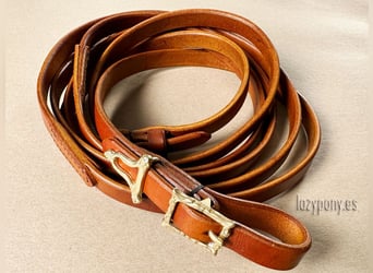 Riendas Barroca de cuero Lazypony, baroque reins, leather horse reins