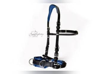 Handmade leather cavesson Lazypony, lunging cavesson, cabezada de cuero, cabezada serreta Lazypony