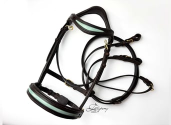 Leather sidepull Lazypony, bitless bridle, cabezada sin embocadura, cabezada de cuero