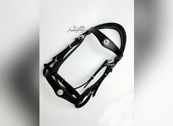 Portuguese iberian bridle Lazypony, cabezada barrocca, cabezada de cuero, Cabezada ibérica portugues